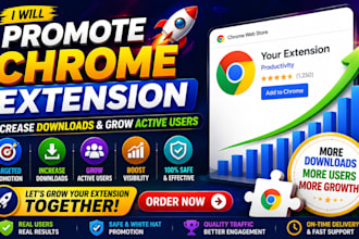 promote chrome extension increase extension downloads and user browser extention