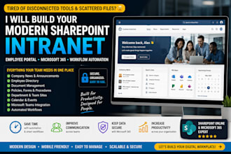 create a modern sharepoint online intranet for your business