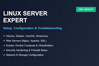 set up, configure, and troubleshoot your linux server