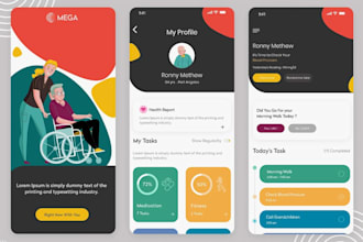 elderly care app, elderly and disable transportation app, wheelchair booking app