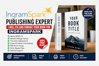 fix bleed, margins, and spine for ingram spark publishing