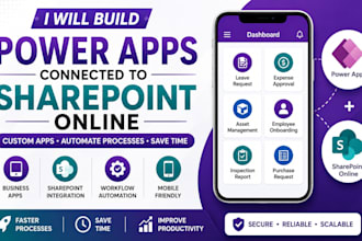 build a power apps business app connected to sharepoint online