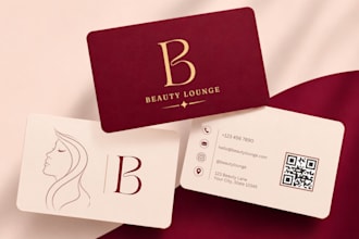 design luxury salon, spa, and beauty business cards