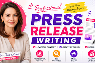 do press release writing and press release distribution