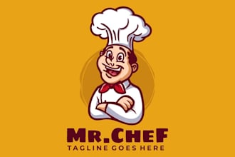 create a restaurants logo and design fastfood brand