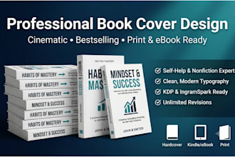 design a premium exclusive self help book cover that sells