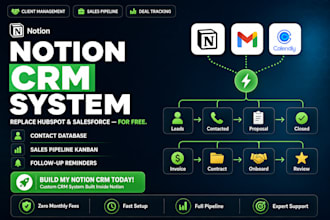 build a custom notion CRM system for your business