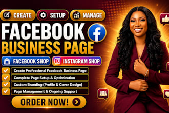 do facebook page create meta fb shop and business page