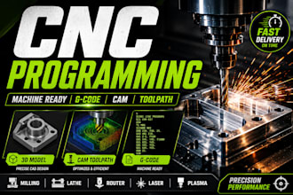 cnc programming cnc design g code cam toolpath 3d model fusion 360 mastercam