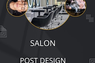 design stunning social media posts for salons and beauty clinics
