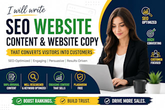 write SEO website copy that converts visitors into customer