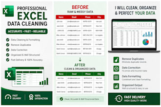 excel data cleaning and formatting