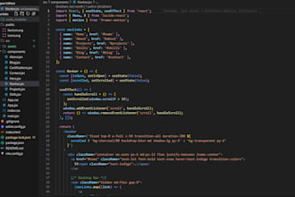 make frontend websites integrated with backend and database