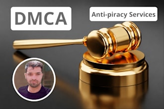 file dmca notices to infringing websites and to their host