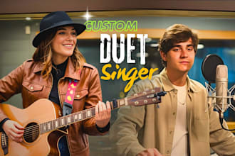 record duet vocals for your christian song, male and female duet, gospel singer