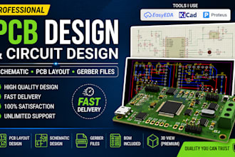 design professional electronic circuits and schematics