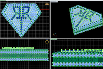 design custom diamond signet ring cad in matrixgold 9
