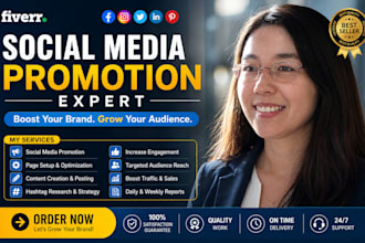 be your social media marketing manager and content creator