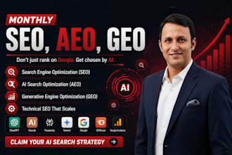 optimize your website with SEO, GEO and aeo for ai search