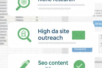 do SEO guest posting and high quality link building