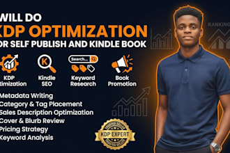 do kdp optimization for self publishing and kindle book promotion