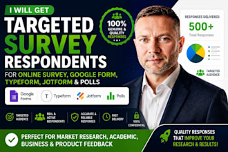 get targeted survey respondents for online survey google form typeform