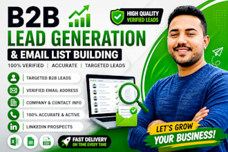 do b2b lead generation, email list, lead list and prospects list creation