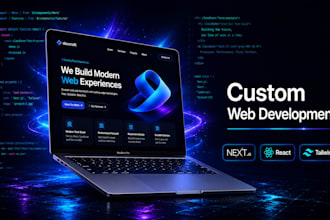 build a custom nextjs website for your business