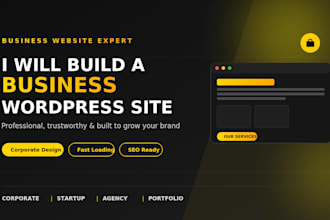 build wordpress website with elementor