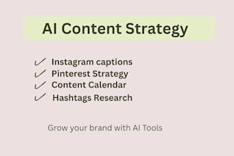 create ai powered content strategy for your instagram and pinterest