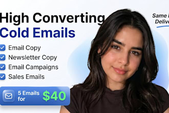write cold email sequence that converts to sales
