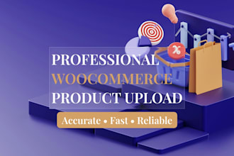 professionally upload woocommerce products