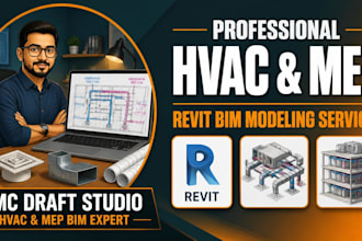 do hvac bim modeling and mep drafting in revit