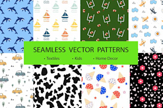 design creative and seamless vector pattern design