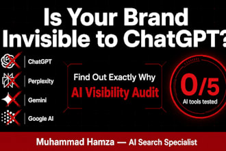 do a complete SEO audit and find why your brand is missing from ai search