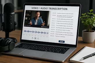 transcript and translate your work