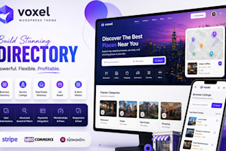 directory website voxel theme hivepress, geodirectory directorist