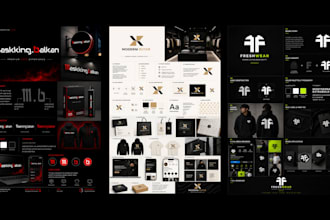 design modern logo and brand guidelines