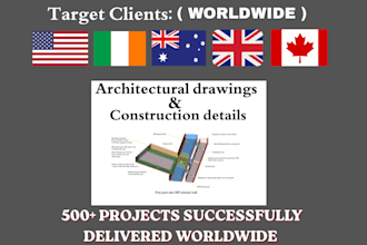 create any architectural drawings, floor plan, mep and construction details