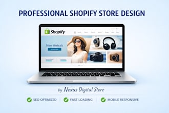 create a fast responsive  and SEO friendly shopify store