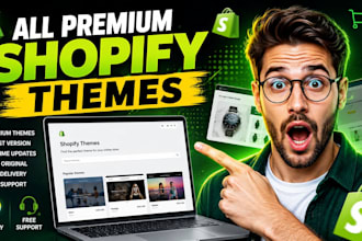 install shopify premium theme to your store