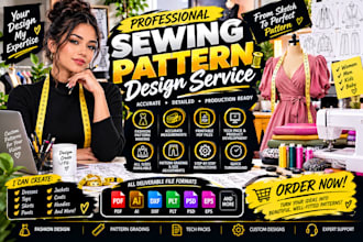 be your sewing pattern maker for digital pattern and garment pattern grading pdf