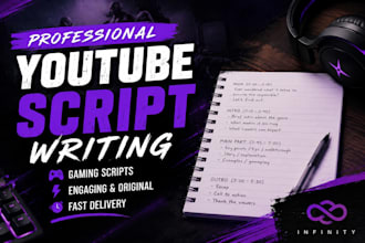 write engaging minecraft and gaming youtube scripts