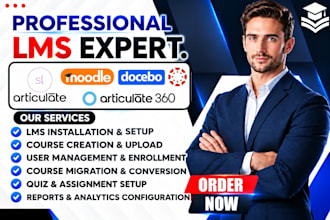 design elearning course in articulate storyline 360 moodle canvas lms docebo lms
