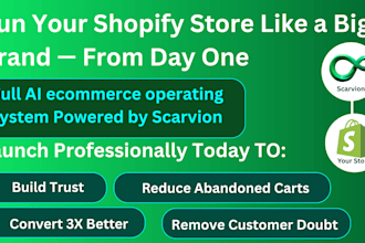make your shopify store operate like a big brand for support, sales, marketing