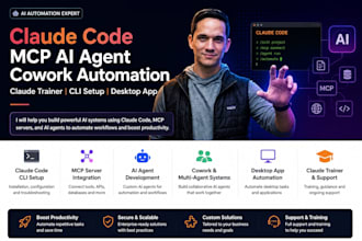 claude code mcp ai agent cowork automation claude trainer, cli setup desktop app