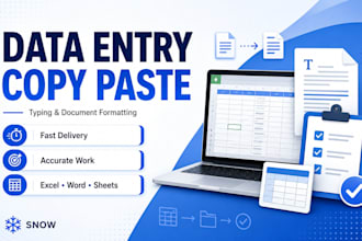do data entry and copy paste
