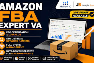 be your expert amazon VA for fba store management and PPC