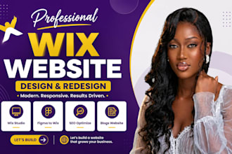 redesign wix website, wix studio website, wix redesign and website redesign