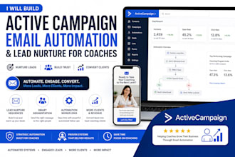 build active campaign email automation and lead nurture for coaches